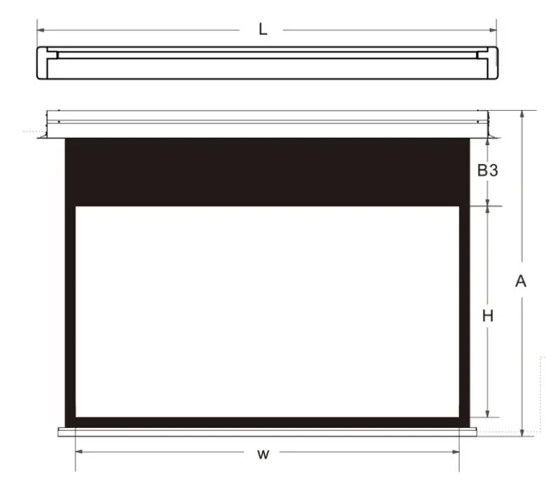 XY Screens fixed projector screen inquire now for indoors 8