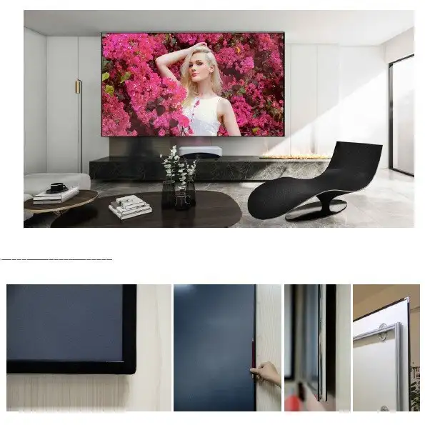XY Screens ultra short throw projector screen customized for television 3