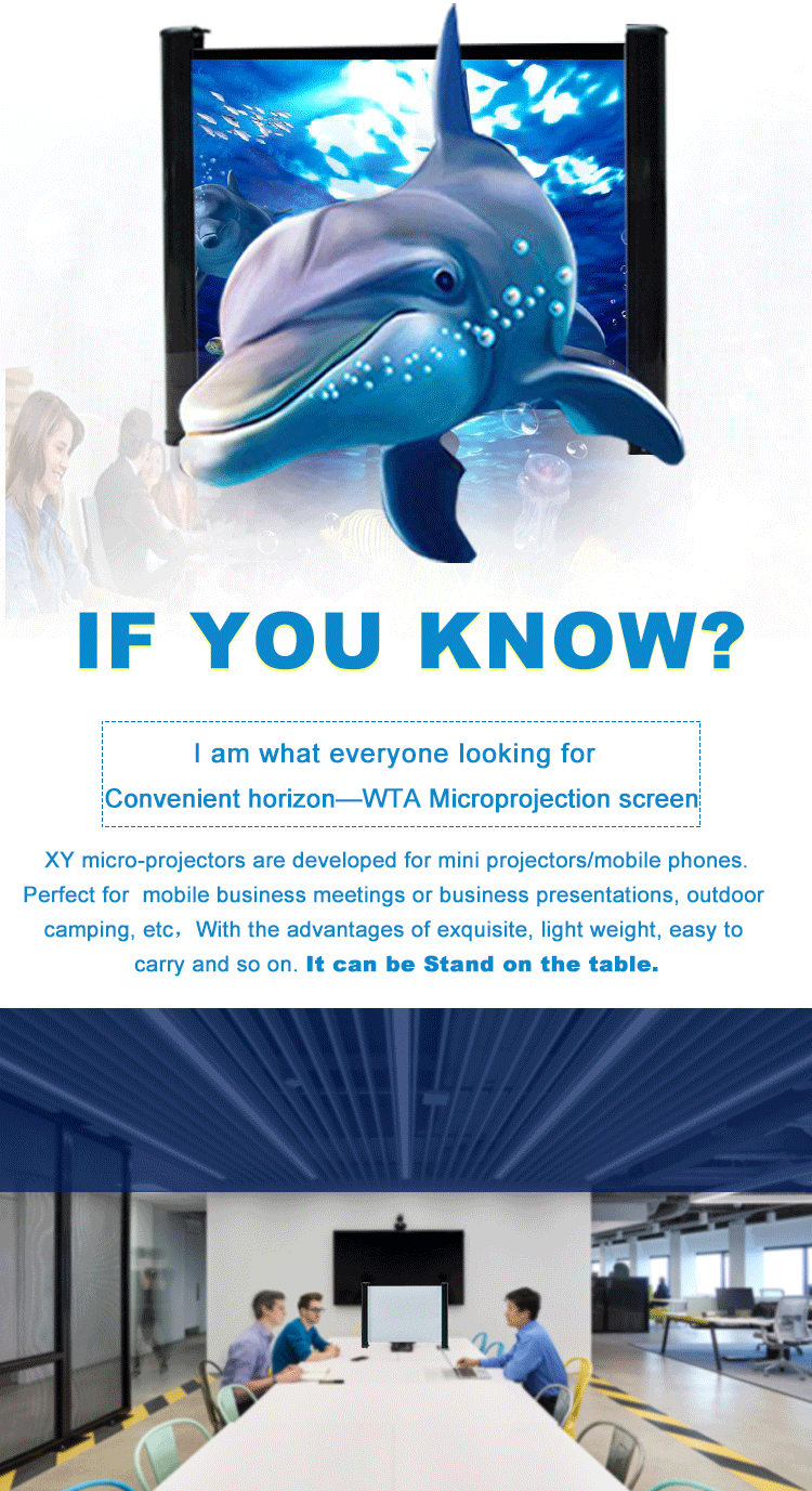 XY Screens intelligent tabletop projector screens supplier for home 2