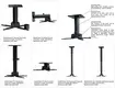 XY Screens mounted projector mount from China for PC 5