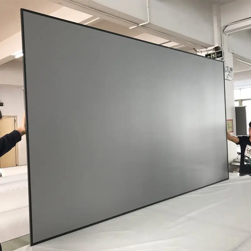 XY Screens Intelligent Tab-tensioned Motorized Projection Screen EC1 Series Tab tensioned series image10