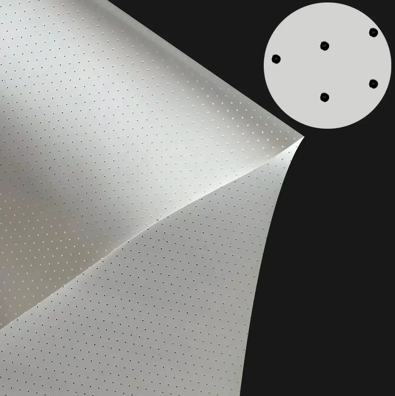 4K Perforating Acoustically Transparent Fabric Sound Max6 1