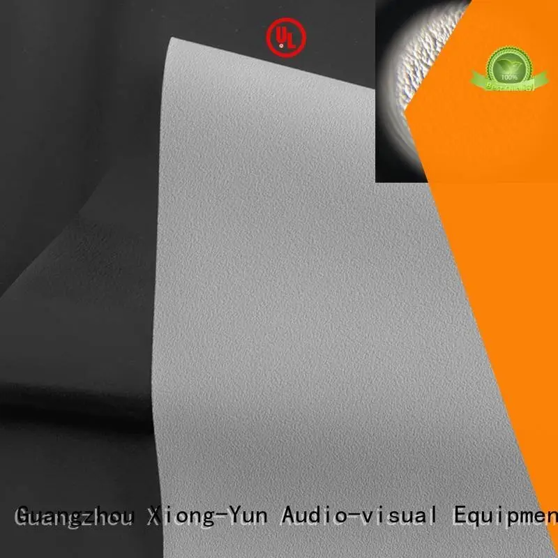 HD home theater projection screens with soft PVC fabric front and rear fabric XY Screens 1
