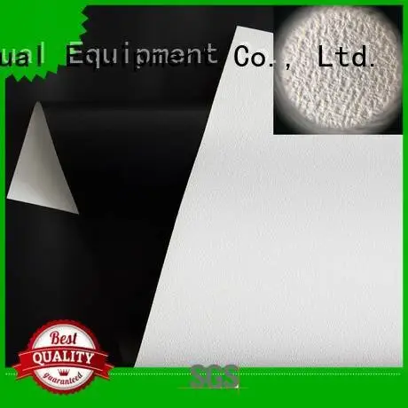 HD home theater projection screens with soft PVC fabric front and rear fabric 1