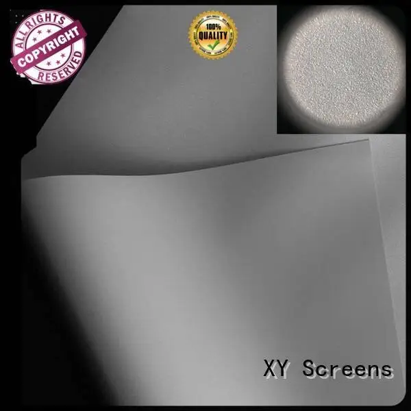 HD home theater projection screens with soft PVC fabric OEM front and rear fabric XY Screens 1