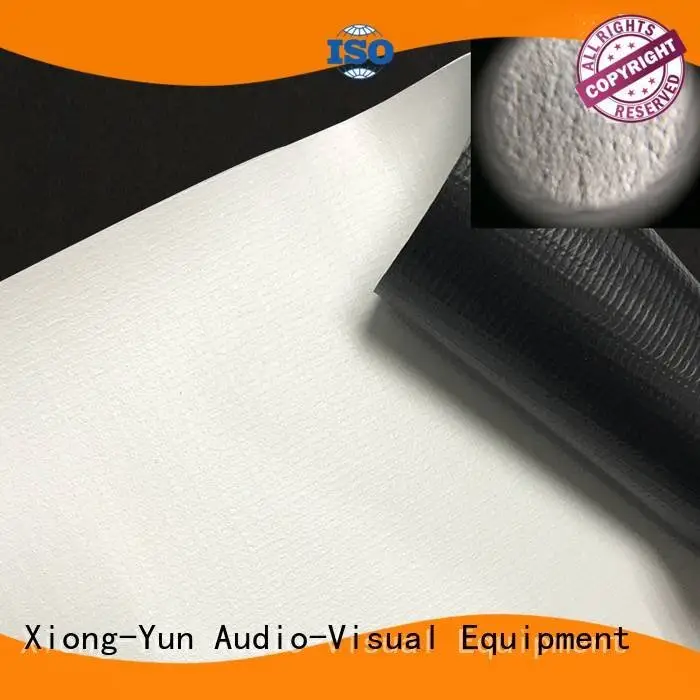 OEM HD home theater projection screens with soft PVC fabric front and rear fabric 1