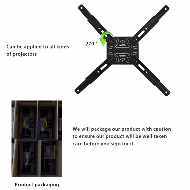 projector bracket ceiling mount dj1a dj1b Projector Brackets mount company 3