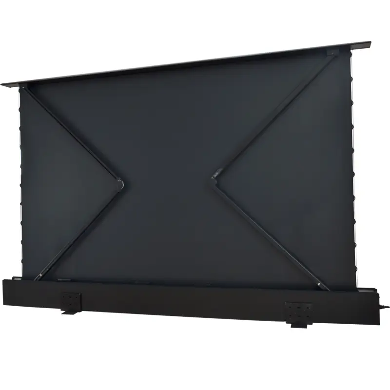 pull rising pull up projector screen floor XY Screens 5