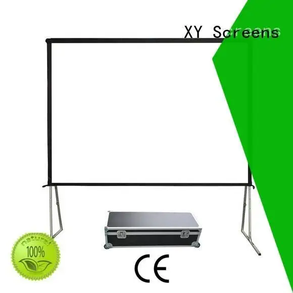 outdoor pull down projector screen XY Screens Brand outdoor projector screen 1