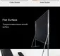 80400 XY Screens outdoor pull down projector screen 5