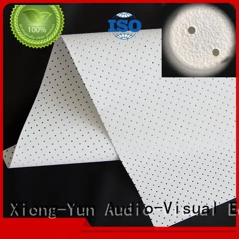 XY Screens acoustic fabric 1
