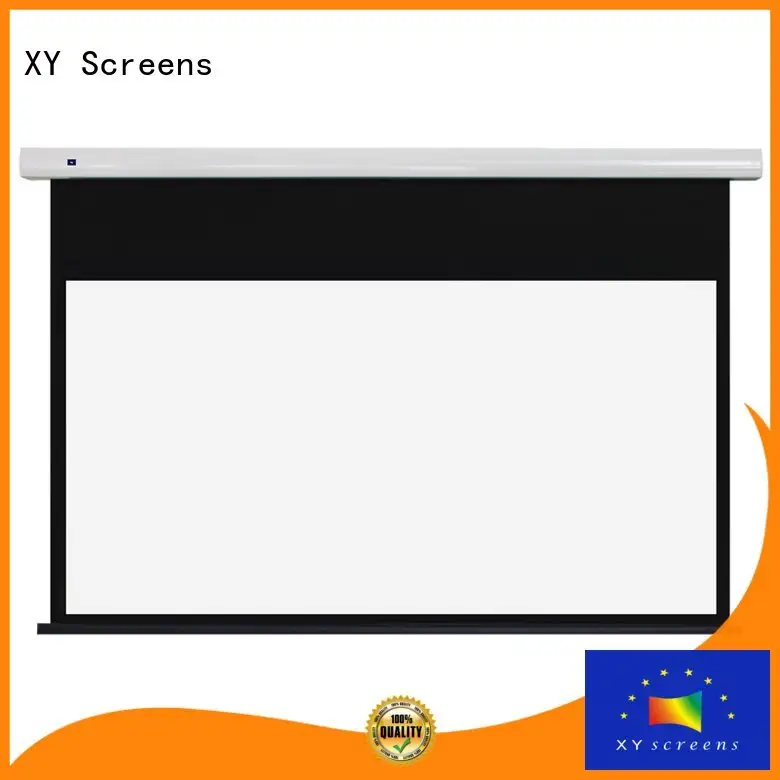 free standing projector screen Standard motorized series XY Screens Brand 1