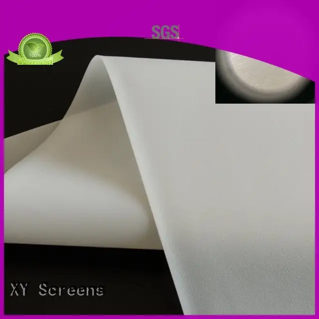 double projection pet XY Screens projector screen fabric 1