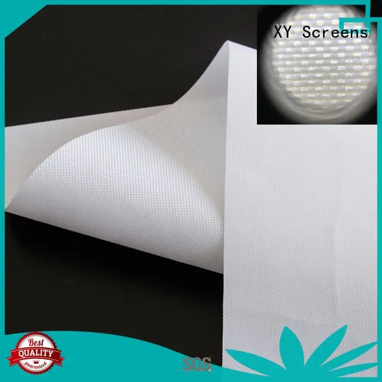 Front and rear portable projector screen dps1 XY Screens Brand projector screen fabric 1