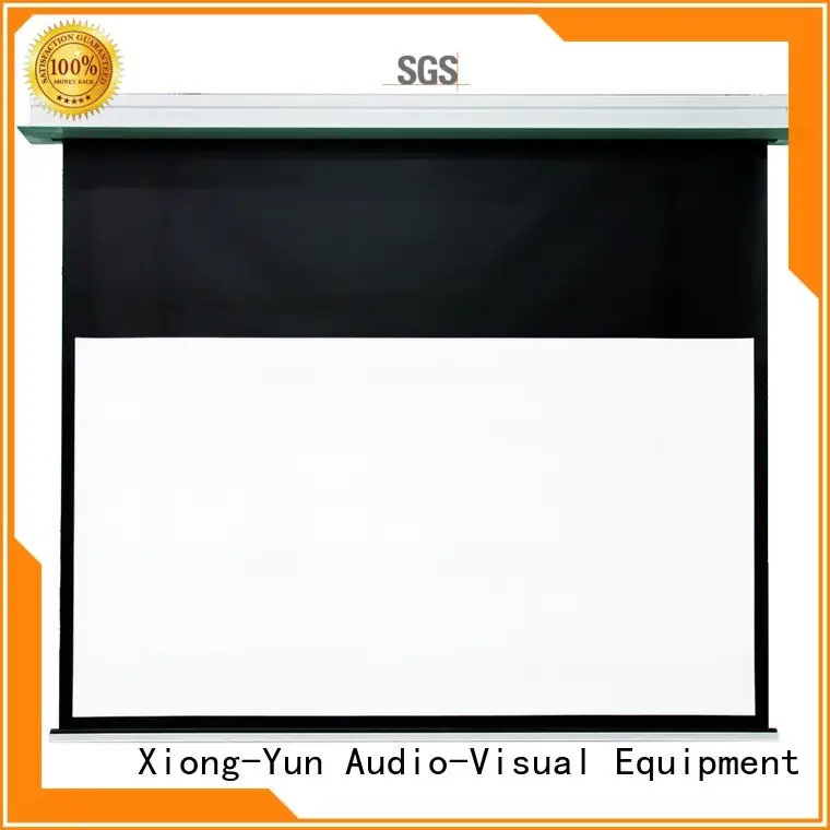 OEM home theater screen hcl1 electric projector Home theater projection screen 1