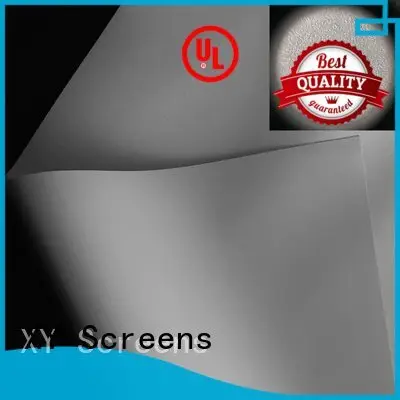 Custom gf1 front and rear fabric 3d HD home theater projection screens with soft PVC fabric 1