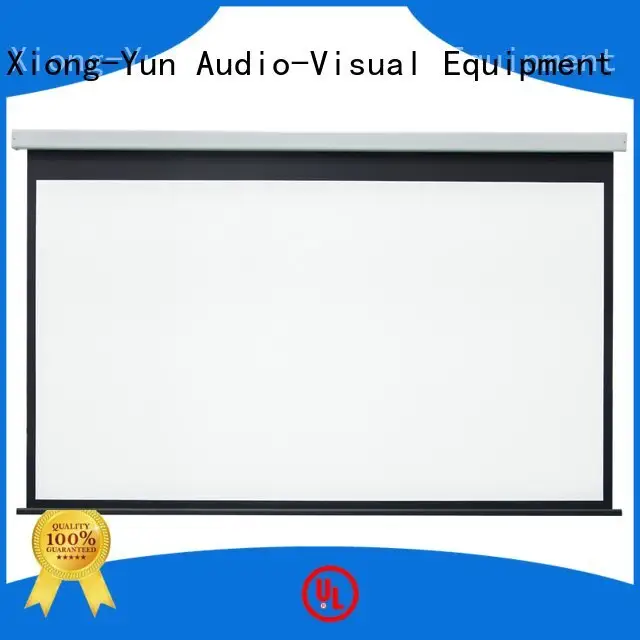 XY Screens Brand screen down Motorized Retractable Projector Screen hd 140180 1