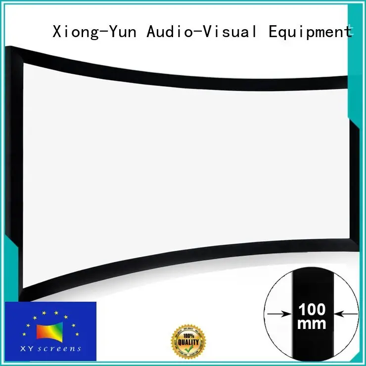 XY Screens Brand curved series widescreen home cinema projector 1