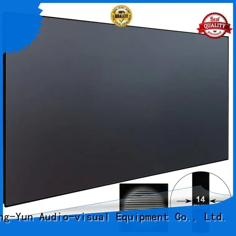 XY Screens Brand ambient frame ultra ultra short throw projector screen 1