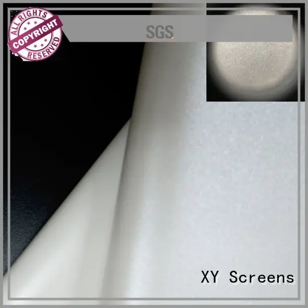 XY Screens Brand metallic HD home theater projection screens with soft PVC fabric pet quality 1