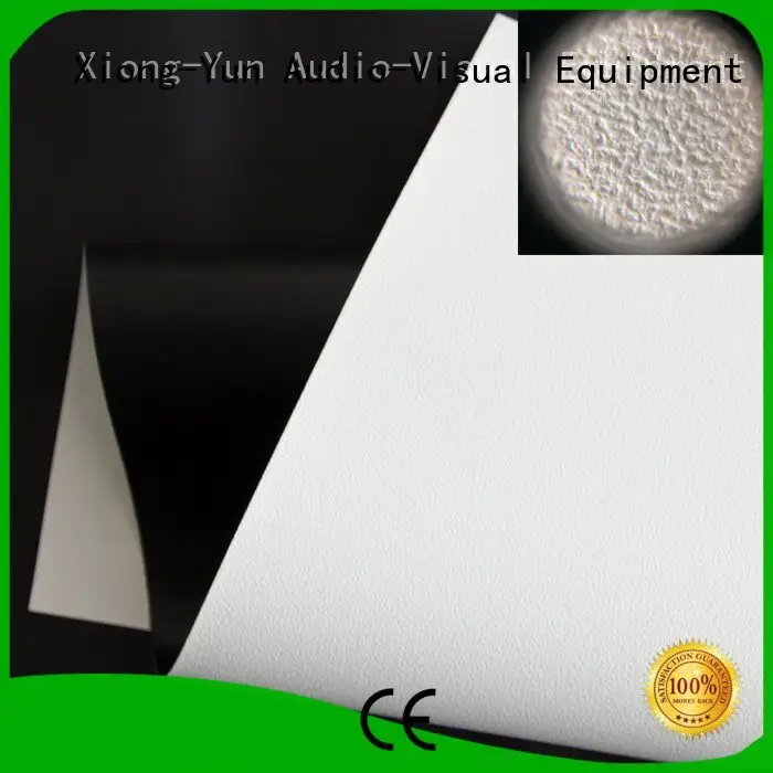 HD home theater projection screens with soft PVC fabric screen gf1 front and rear fabric 1