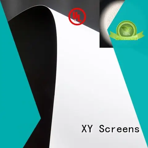 XY Screens Brand mf1 wg1 HD home theater projection screens with soft PVC fabric flexible pvc 1