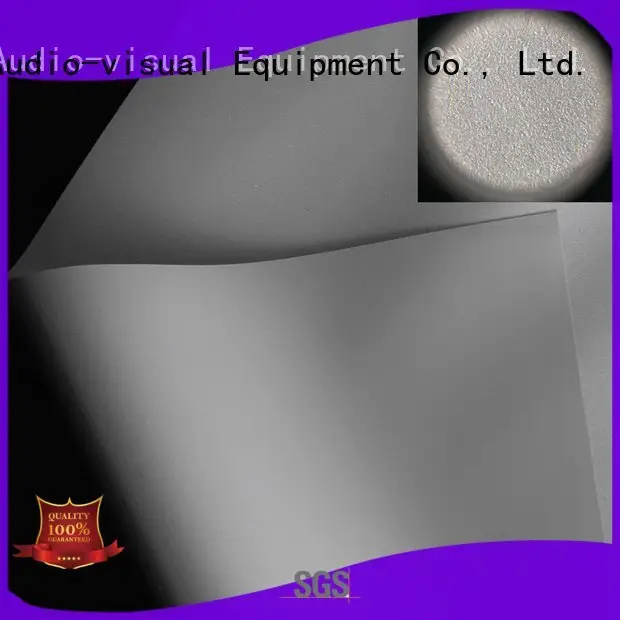 Custom quality front and rear fabric fabric HD home theater projection screens with soft PVC fabric 1