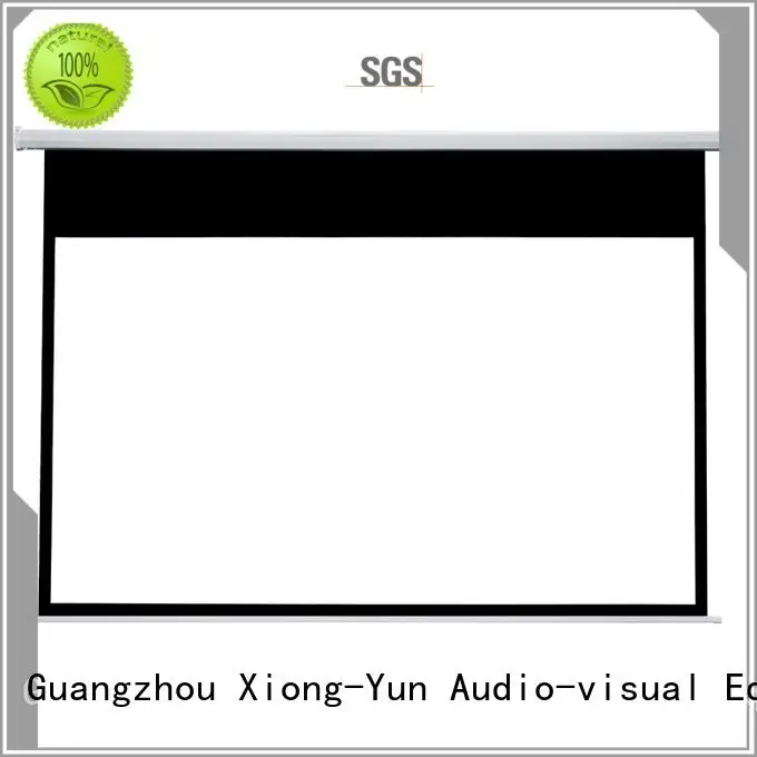 retractable e300b XY Screens Electric Drop Down Movie Screen 1