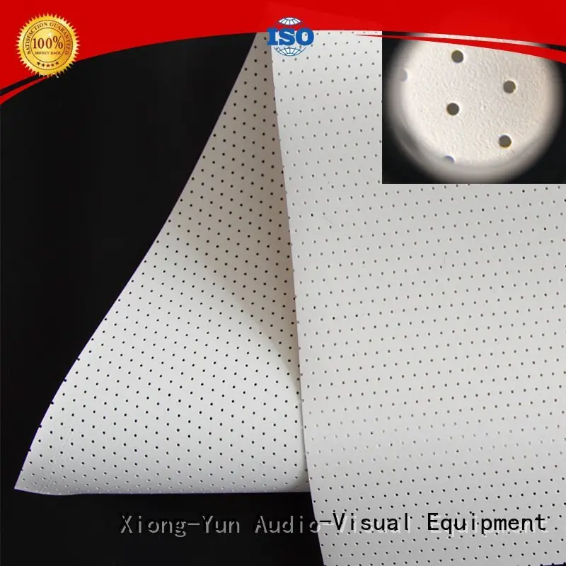 XY Screens Brand hg perforating 4k Acoustically Transparent Fabrics 1