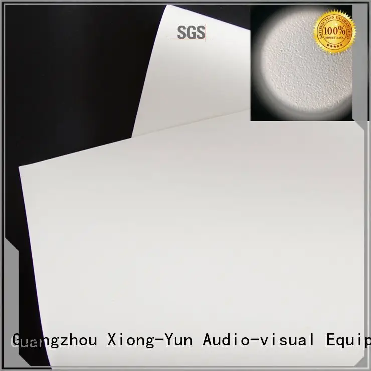 XY Screens HD home theater projection screens with soft PVC fabric pvc pet 3d 1