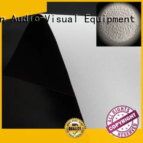 Custom front and rear fabric white max4k matte XY Screens 1