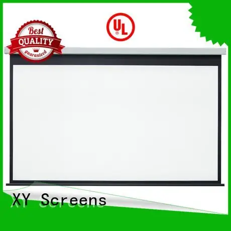 Quality Electric Drop Down Movie Screen XY Screens Brand 140180 Motorized Retractable Projector Screen 1