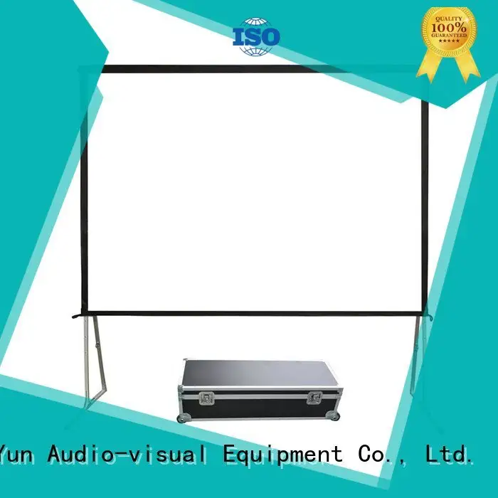 OEM outdoor pull down projector screen fold 80400 80135 outdoor projector screen 1