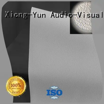 Quality HD home theater projection screens with soft PVC fabric XY Screens Brand gain front and rear fabric 1