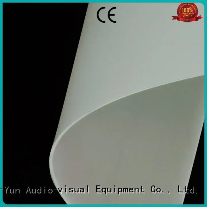 Front and rear portable projector screen side acoustically XY Screens Brand 1