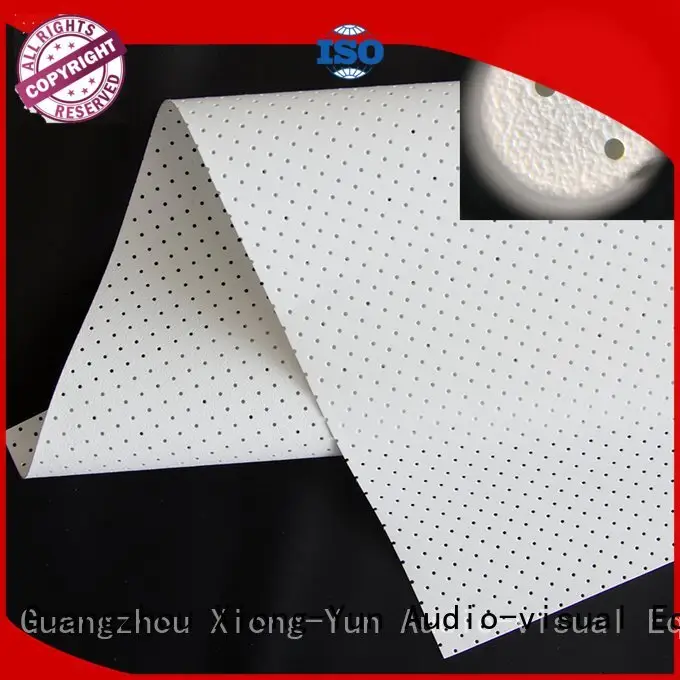 acoustic fabric gain max5 Acoustically Transparent Fabrics XY Screens Warranty 1