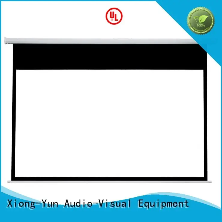 retractable motorized XY Screens Electric Drop Down Movie Screen 1