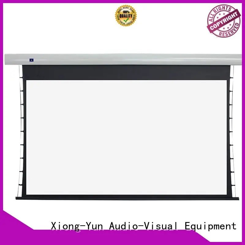 tab tensioned electric projector screen screen intelligent Tab tensioned series 1