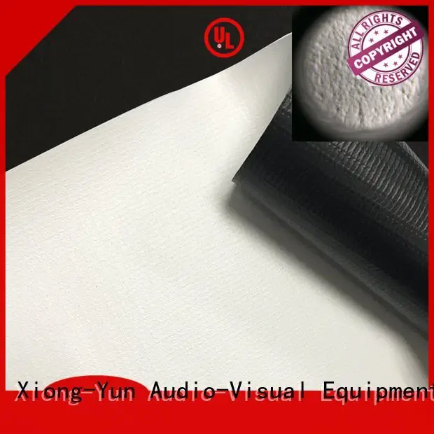 Quality HD home theater projection screens with soft PVC fabric XY Screens Brand max4k front and rear fabric 1