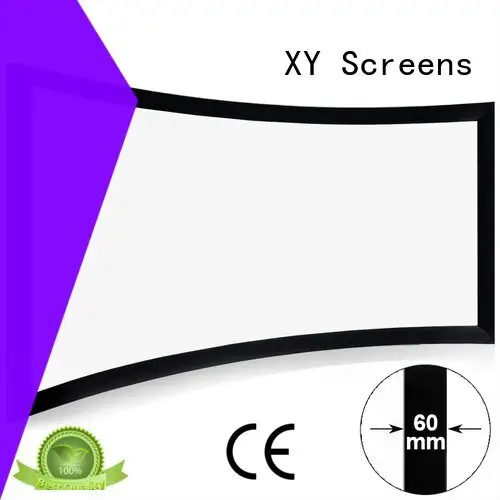 cinema bezel curved home entertainment center XY Screens 1