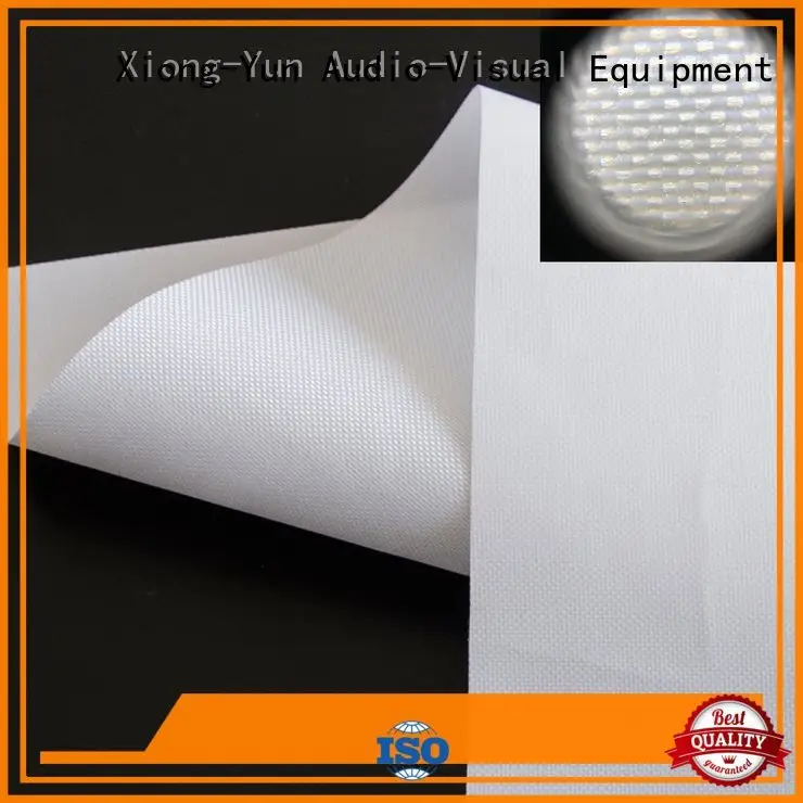 Front and rear portable projector screen both projector screen fabric XY Screens 1