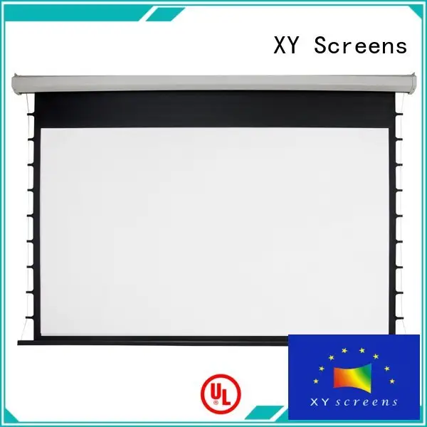 XY Screens down Motorized Retractable Projector Screen 140180 projector 1