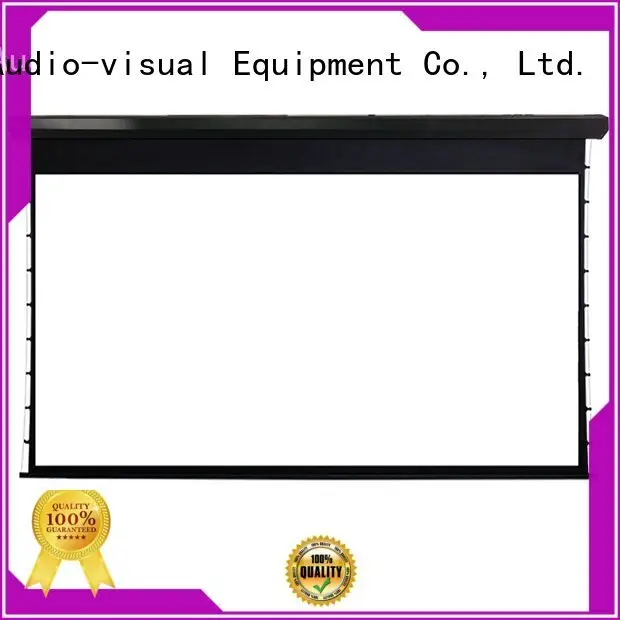 OEM movie projector price motorized large ec150 large portable projector screen 1