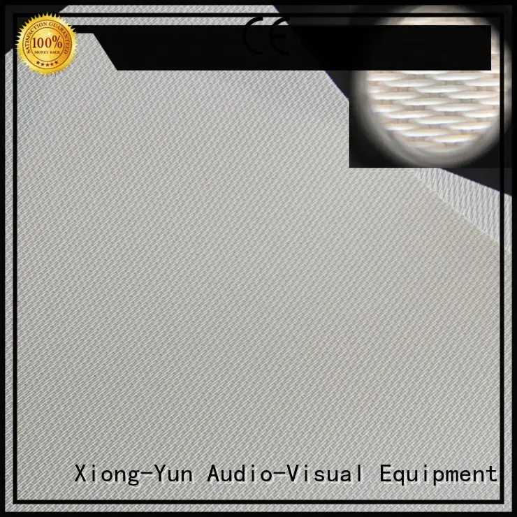 XY Screens fs1 Acoustically Transparent Fabrics perforating fabric 1