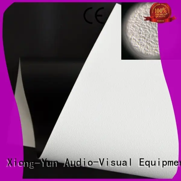 HD home theater projection screens with soft PVC fabric bs1 wg1 front and rear fabric XY Screens Brand 1