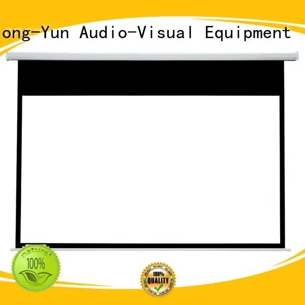 Electric Drop Down Movie Screen e300b XY Screens Brand Motorized Retractable Projector Screen 1