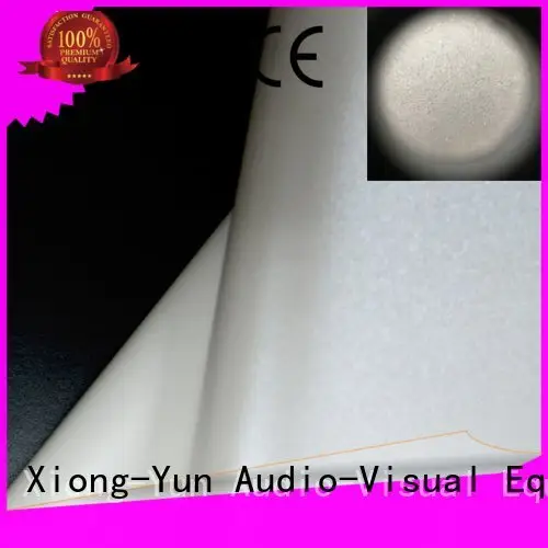 OEM front and rear fabric ywf1 front HD home theater projection screens with soft PVC fabric 1