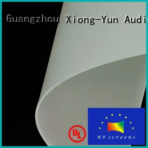 Quality Front and rear portable projector screen XY Screens Brand pvc projector screen fabric 1