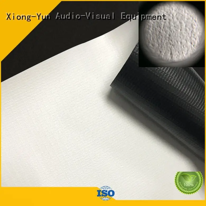 XY Screens Brand silver white HD home theater projection screens with soft PVC fabric matte hd 1