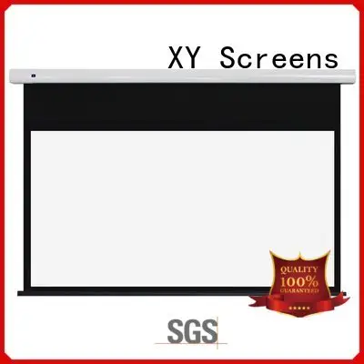 XY Screens free standing projector screen motorized projection screen ec2 1
